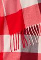 Feiner Webschal mit kariertem Muster OS - Red Checks