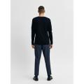 SLHROME LS KNIT CREW NECK NOOS L Normal geschnitten - Black
