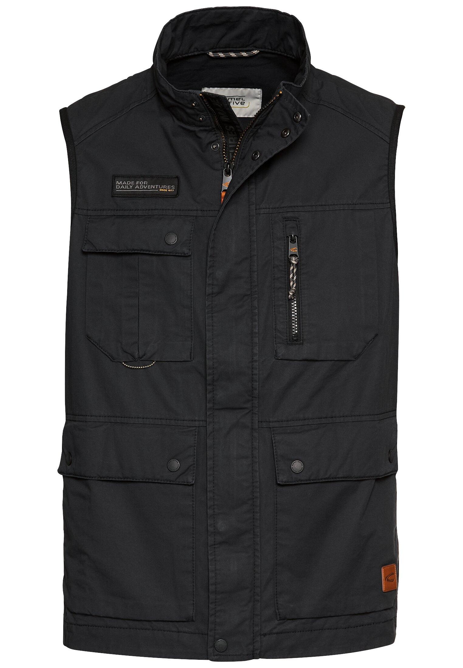 Outdoor-Weste mit Stehkragen 60 Regular Fit - Dark Navy