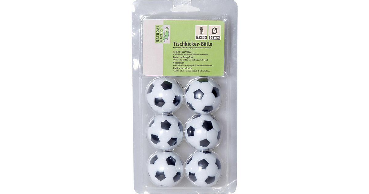 Ersatz-Fußbälle Kicker 6Stück, # 36 mm bunt Kinder