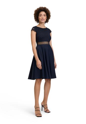 Abendkleid Blau 36