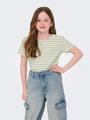 KOGANITS LIFE S/S CROPPED TOP JRS 134/140 Normal geschnitten - Antique White