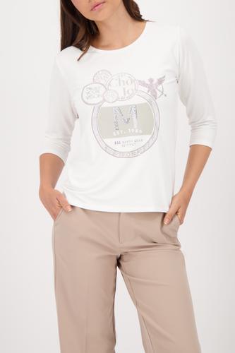 Shirt mit Schmuckemblem 44 - Off-white
