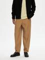 SLHBARREL MARK TWILL PANTS W S Barrel Fit - Ermine
