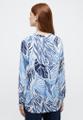 Bluse Viskose Langarm Blau 40/Langarm