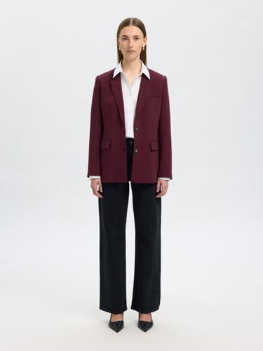 SLFRITA LS CLASSIC BLAZER MEL NOOS 38 Normal geschnitten - Fig