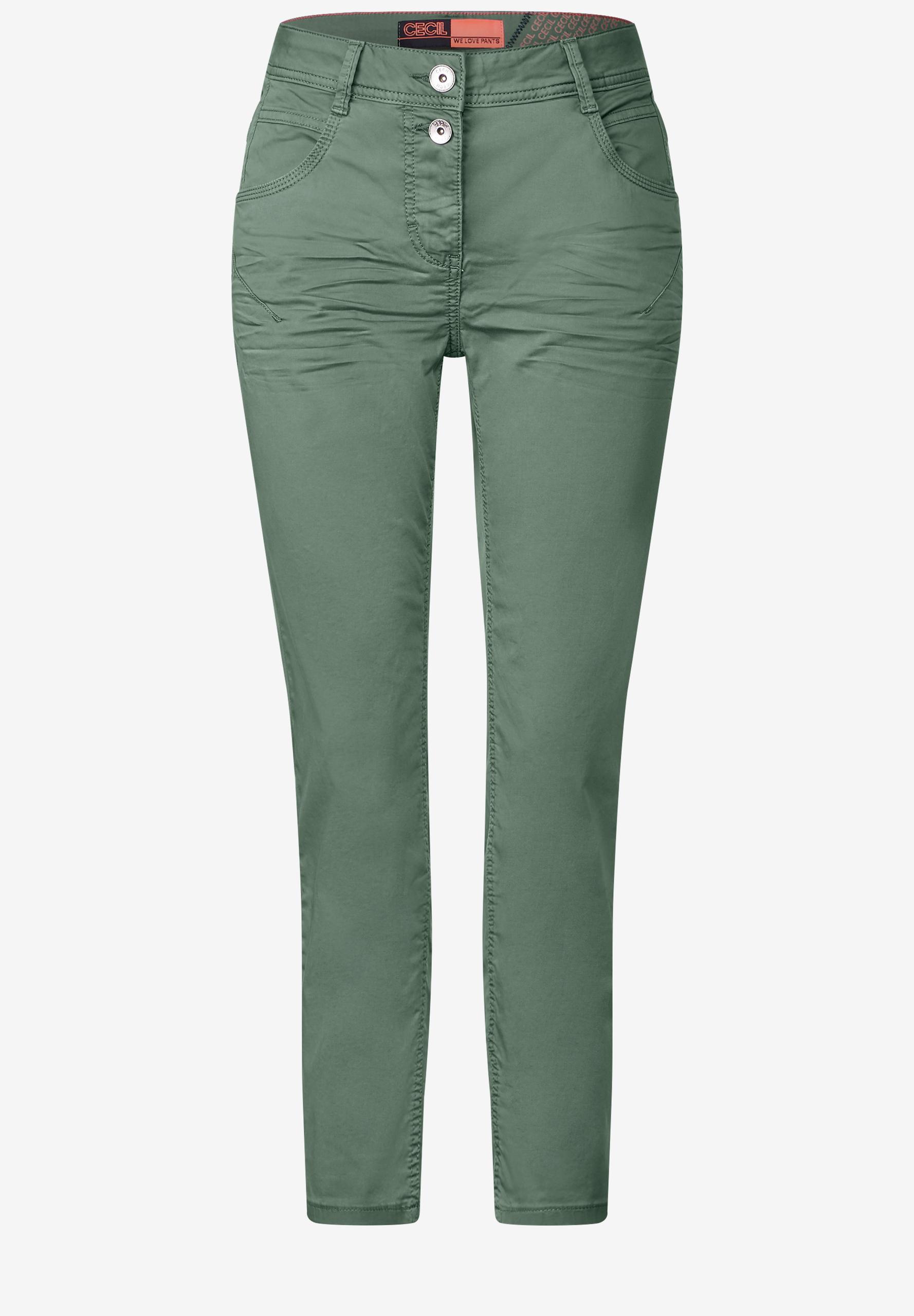 Casual Fit Hose 26/26 - Raw Salvia Green