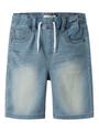 NKMRYAN JOGGER DNM L SHORTS 6300-TH NOOS 128 Jogger Fit - Light Blue Denim