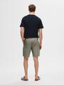 SLHREGULAR-KARL SEERSUCKER SHORTS NOOS L Normal geschnitten - Vetiver
