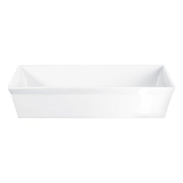 ASA SELECTION Auflaufform »250°c plus Rechteckig Porzellan Weiß 2.5L 52043017«, Porzellan