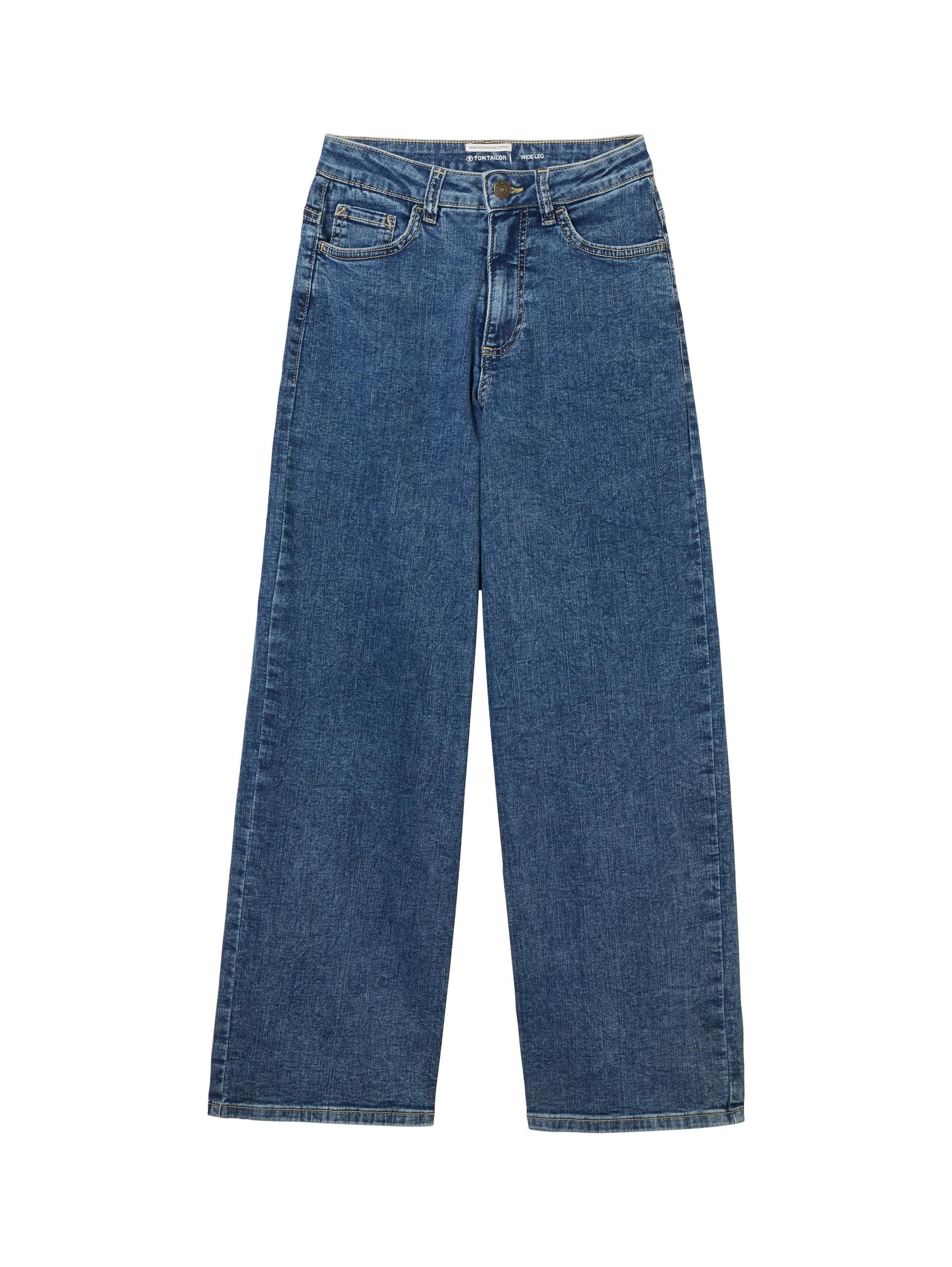 Wide Leg Jeans mit Bio-Baumwolle 176 Wide Leg Fit - Blue Denim
