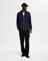 SLHEMANUEL SOFT FULL ZIP SWEAT NOOS Blau XXL