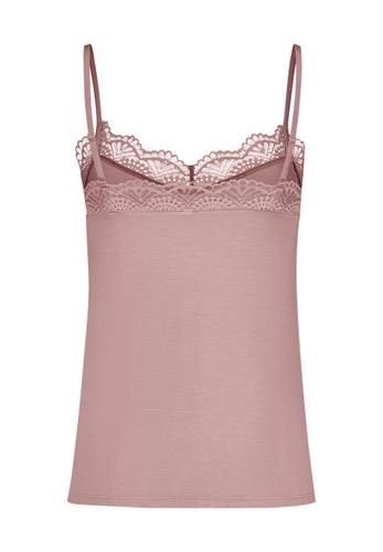 Skiny Damen Spaghettishirt Night In Mix & Match 42 - Rose Smoke