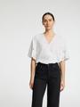 SLFDAHLIA SS BRODERI SHIRT NOOS 34 Normal geschnitten - Bright White