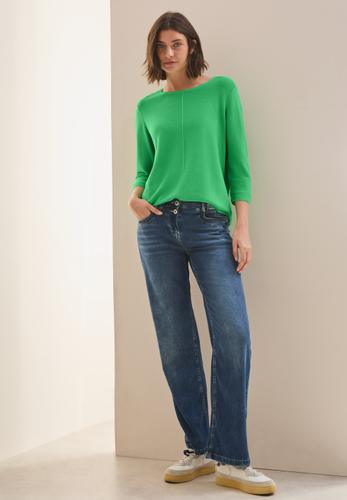 Strukturpullover L - Iced Neon Green