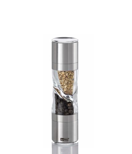 AdHoc Gewürzmühle »Duospice Mini Edelstahl 15 cm«