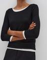 Langarmshirt "Kirosa" - Schwarz / 36