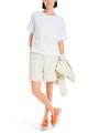 T-Shirt im strukturierten Dessin 42 - White
