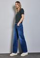 Basic T-Shirt in Unifarbe 36 - Hunter Green
