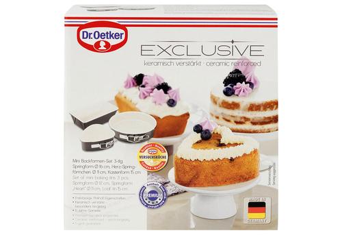 Mini-Backformen "Exclusive" 3er Set