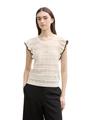 Pullunder mit Volants XL Regular Fit - Off White