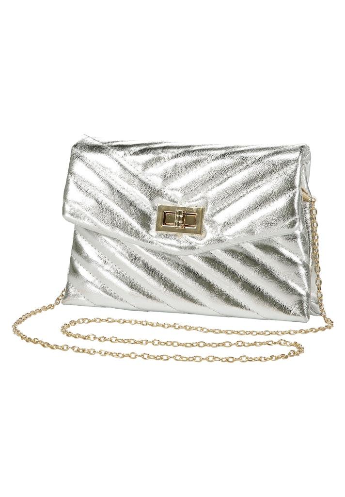 Clutch-Tasche Silber OS