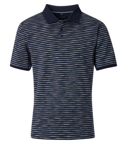Polo-Shirt L Basic Circular Knit - Blau