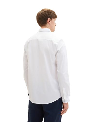 Hemd mit Kentkragen S Regular Fit - White