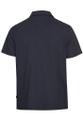 Kurzarm Poloshirt aus reiner Baumwolle Blau L
