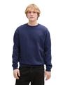 Sweatshirt mit Logo-Print XL Regular Fit - Dark Blueberry