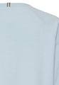 Langarmshirt aus reiner Baumwolle S Regular Fit - French Blue