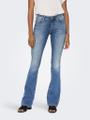 ONLBLUSH MID FLARED DNM TAI467 NOOS XS/32 Ausgestellt - Light Blue Denim