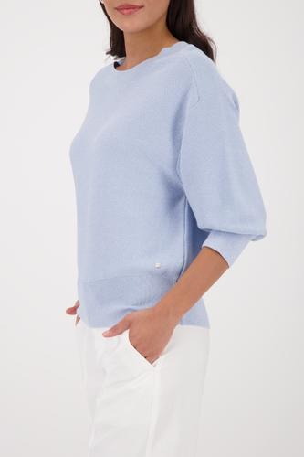 Strickpullover mit Lurex 38 - Light Sky