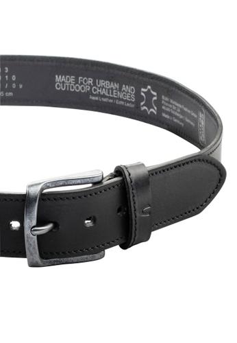 Gürtel aus hochwertigem Leder Schwarz XXL