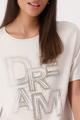 T-Shirt mit Schrift 36 - Warm Sand