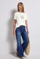T-Shirt mit Fotoprint Weiß 36