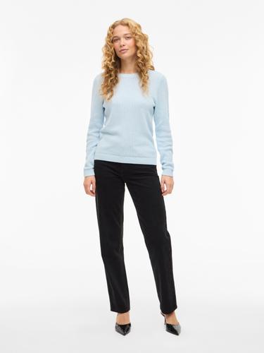 VIDALO O-NECK L/S KNIT TOP- NOOS S Normal geschnitten - Nantucket Breeze