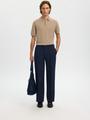 SLH220-LOOSE FINN FLEX PANTS NOOS L Locker geschnitten - Navy Blazer