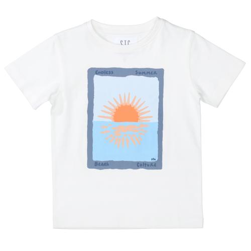 Kn.-T-Shirt 104/110 - Cream White
