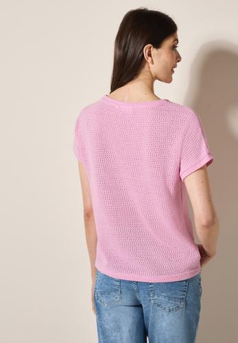 Struktur-T-Shirt L - Cherry Blossom Pink