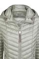 Jacke Down Free mit Kapuze 40 - Sage