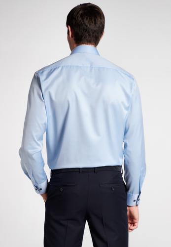 Cover Shirt Twill Langarm 41/Langarm - 65cm COMFORT FIT - Hellblau