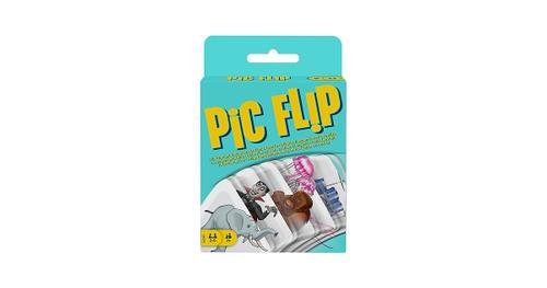 Mattel Games Pic Flip, Kartenspiel, Gesellschaftsspiel, Familienspiel
