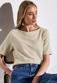 T-Shirt mit Struktur 36 - Moonstone Sand