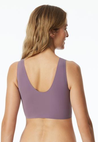 Bustier mit Pads 42 - Malve