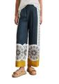 Print-Hose wide 40 Wide Fit - Multi/muted Blue