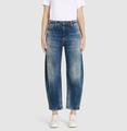 MAC JEANS - DANNI, Light authentic denim 38/OL Barrel Fit - Blau