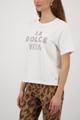 T-Shirt mit Schmuckschrift 36 - Off-white