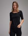 OPUS Kurzarmshirt »Daily F« im Basic-Look - Schwarz / 40