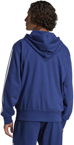 ADIDAS Herren Kapuzensweat Essentials 3-Streifen French Terry XL in Blau
